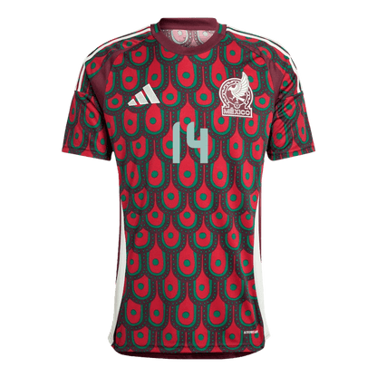 Men's Mexico CHICHARITO #14 Home Soccer Jersey Copa América 2024 Top Dresy Shop
