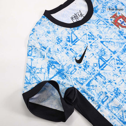 R.Leão #17 Portugal Away  Soccer Jersey Euro 2024 Top Dresy Shop