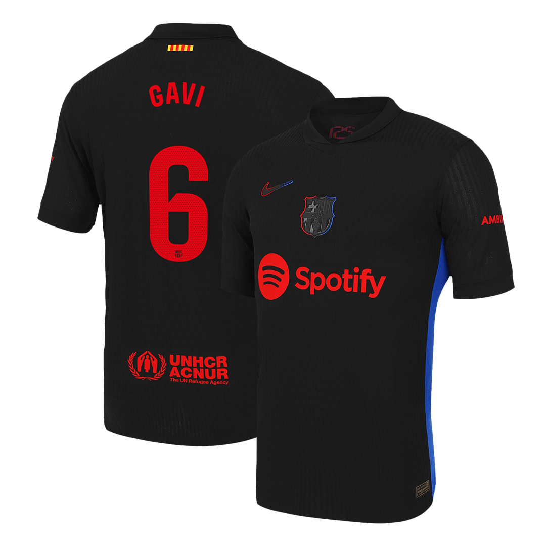 Player Version GAVI #6 Barcelona Away  Soccer Jersey 2024/25 Top Dresy Shop