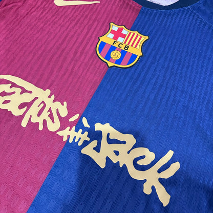 Verze hráče FC Barcelona x dres Travis Scott Limited Edition 2024/25