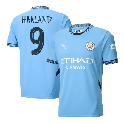 HAALAND #9 Manchester City Home  Soccer Jersey 2024/25 - UCL Top Dresy Shop