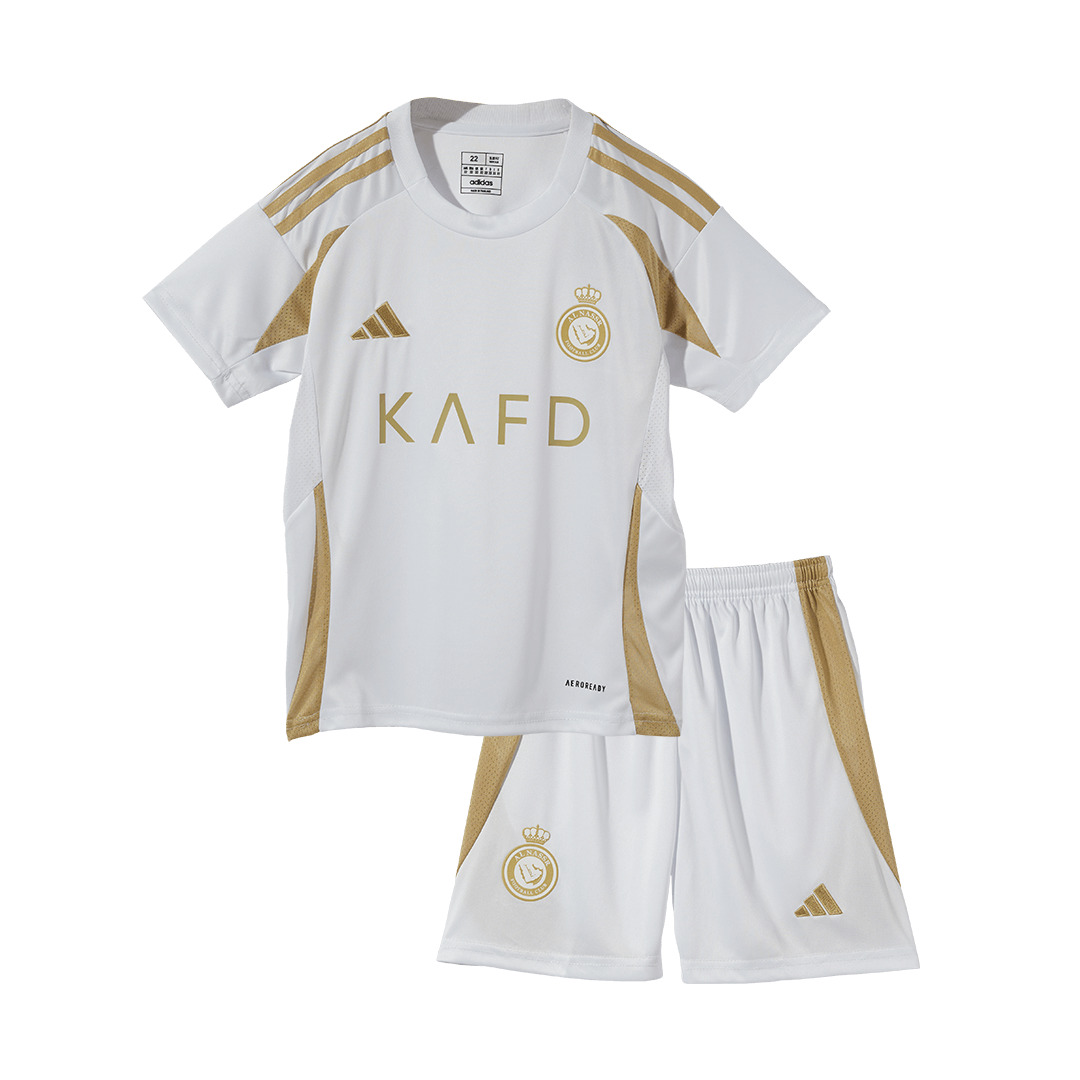 Kid's RONALDO #7 Al Nassr Third Away  Soccer Jersey Kit(Jersey+Shorts) 2024/25 - ACL Top Dresy Shop