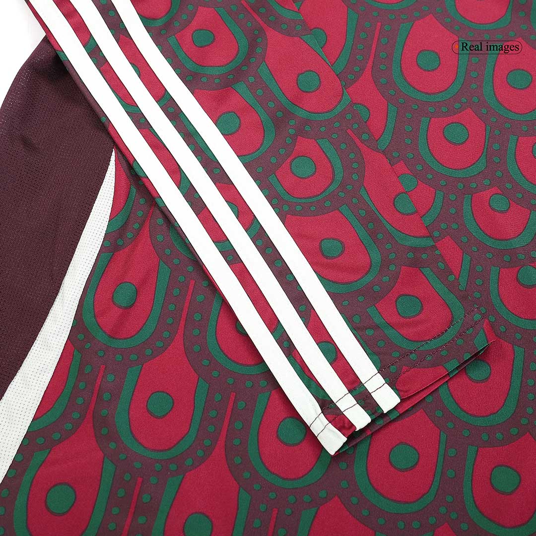 Men's Mexico Home Long Sleeve Soccer Jersey Copa América 2024 Top Dresy Shop