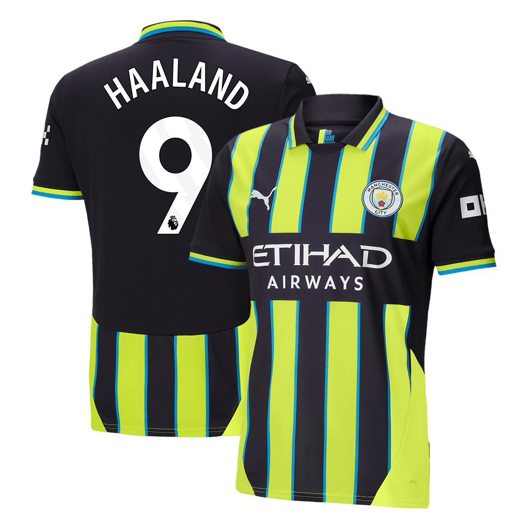 HAALAND #9 Manchester City Away  Soccer Jersey 2024/25 Top Dresy Shop