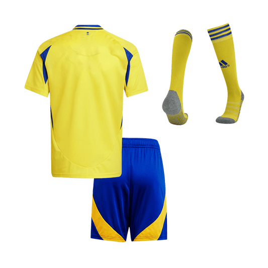 Kid's Al Nassr Home  Soccer Jersey Kit(Jersey+Shorts+Socks) 2024/25 Top Dresy Shop