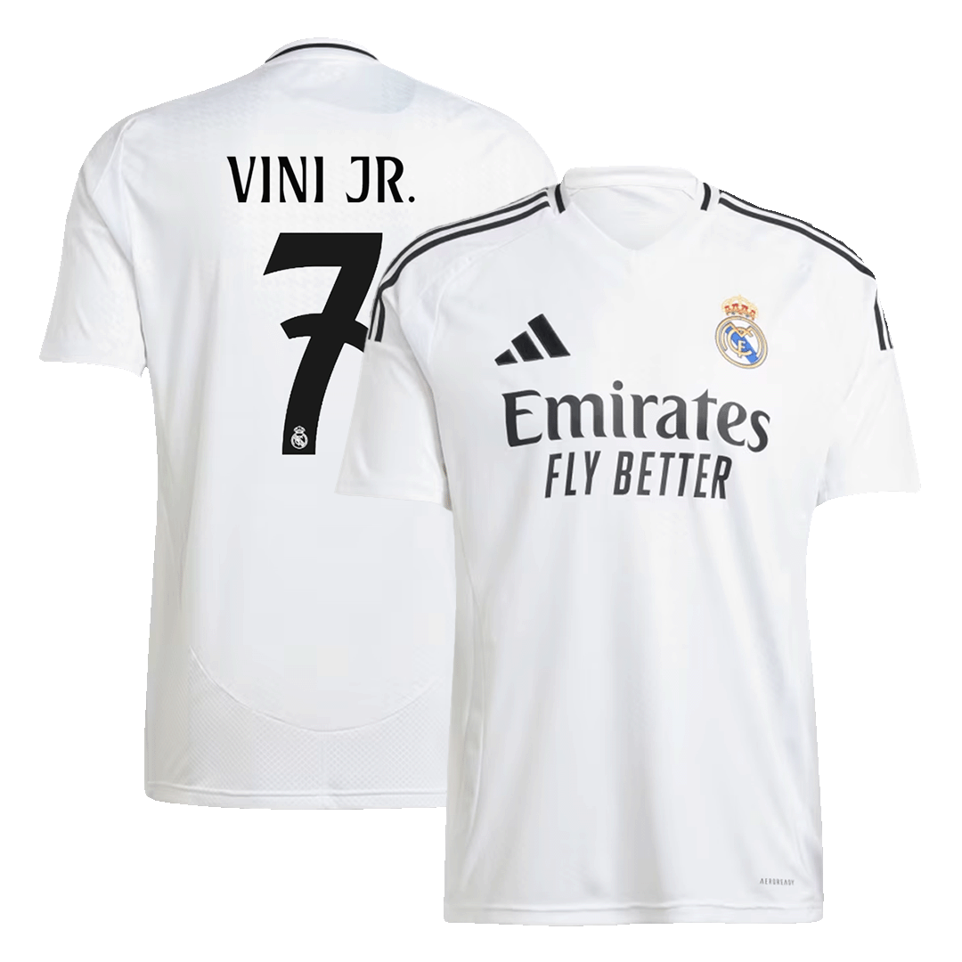 VINI JR. #7 Real Madrid Home  Soccer Jersey 2024/25 Top Dresy Shop
