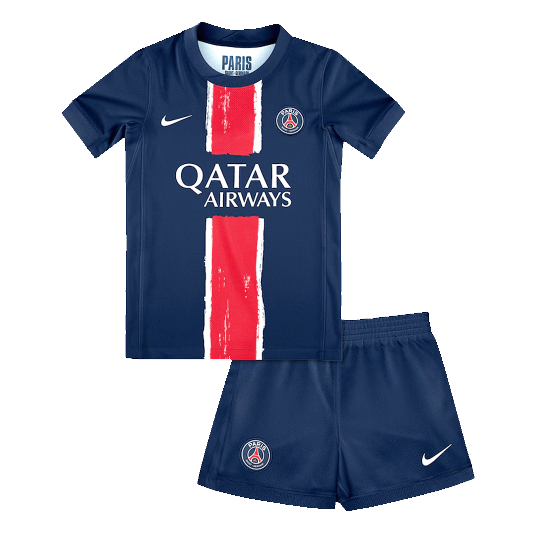 Kid's PSG Home Soccer Jersey Kit(Jersey+Shorts) 2024/25 Top Dresy Shop