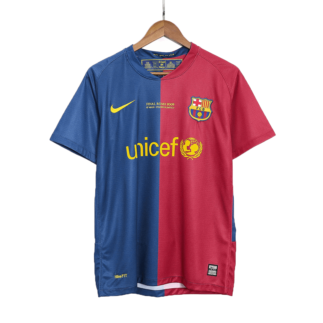 Retro A.INIESTA #8 2008/09 Barcelona Home  Soccer Jersey Top Dresy Shop