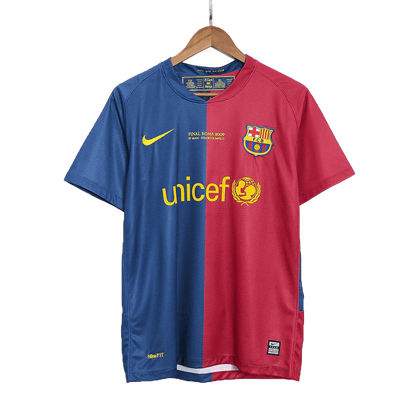 Retro A.INIESTA #8 2008/09 Barcelona Home  Soccer Jersey Top Dresy Shop