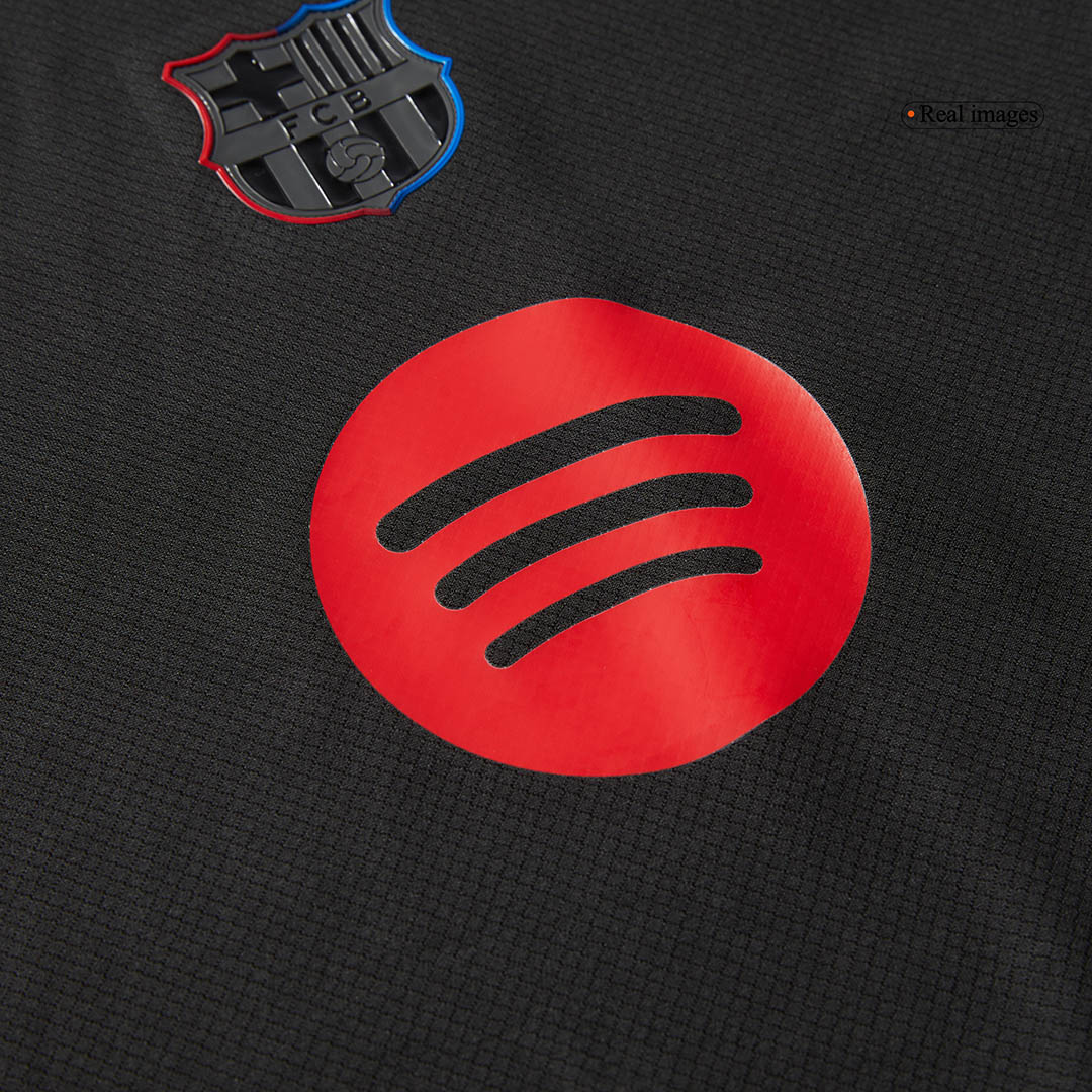 Kid's Barcelona Away  Soccer Jersey Kit(Jersey+Shorts) 2024/25 - Spotify Logo Without Text Top Dresy Shop