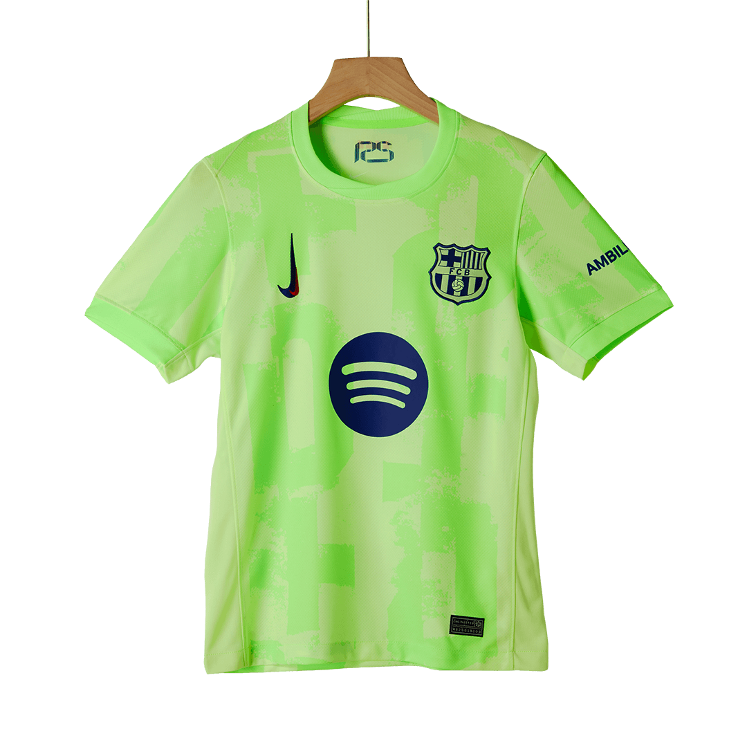 Barcelona Third Away  Soccer Jersey Kit(Jersey+Shorts) 2024/25 - (Spotify Logo Without Text) Top Dresy Shop