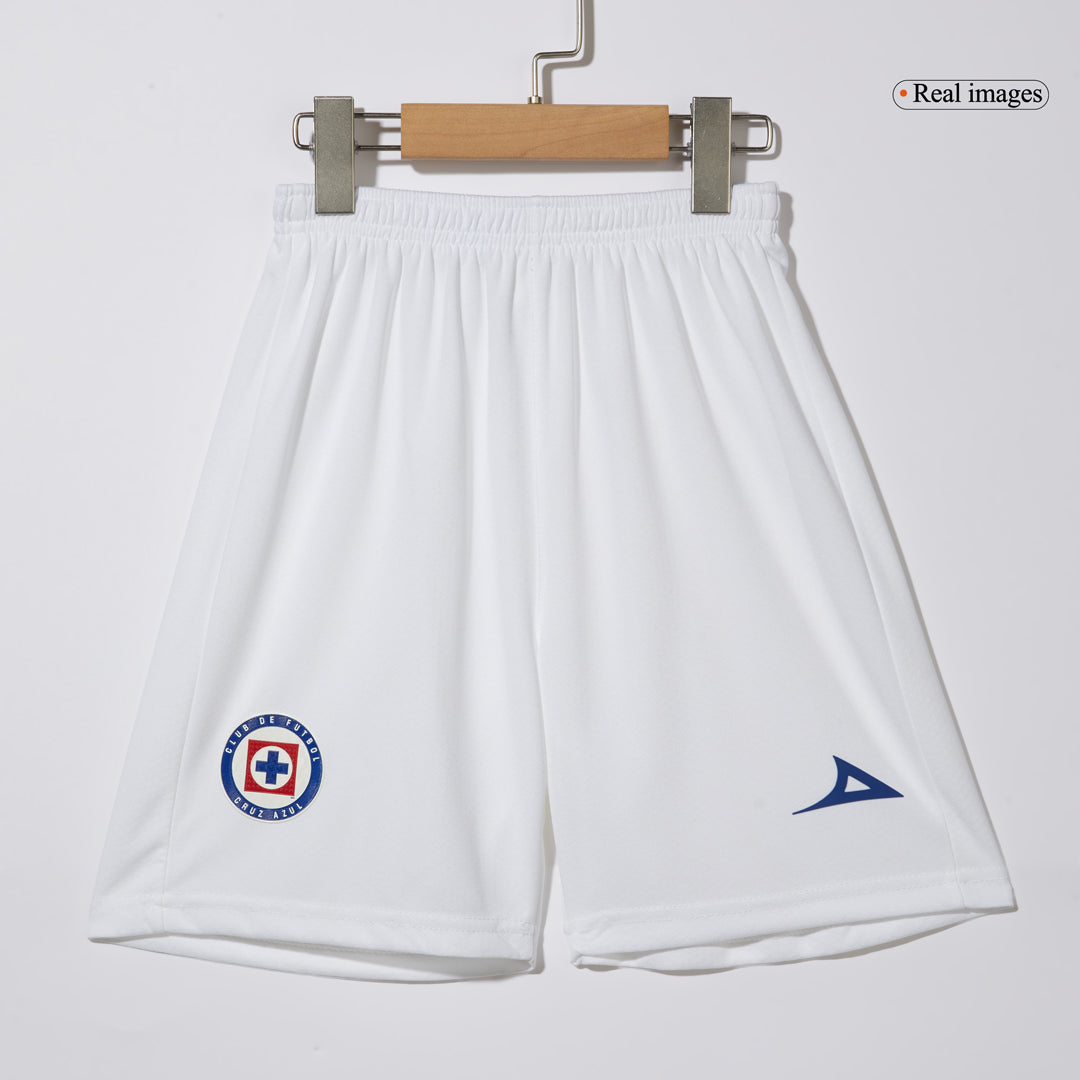Kid's Cruz Azul Home  Soccer Jersey Kit(Jersey+Shorts) 2024/25 Top Dresy Shop