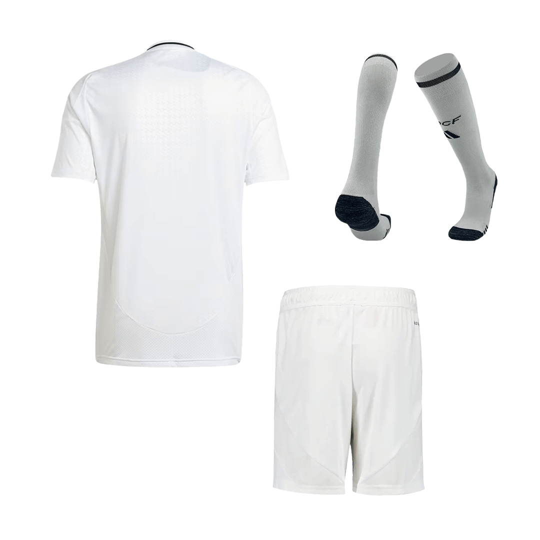 Real Madrid Home  Soccer Jersey Kit(Jersey+Shorts+Socks) 2024/25 Top Dresy Shop