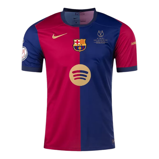 Barcelona domácí fotbalová košile 2024/25 – finále Copa del Rey