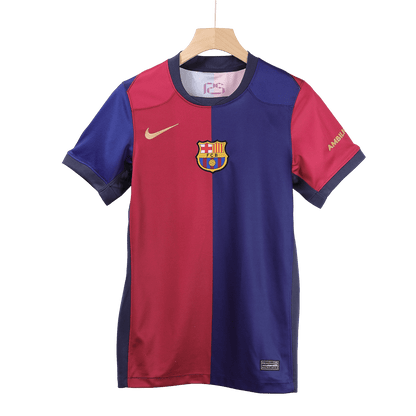 LEWANDOWSKI #9 Barcelona Home  Soccer Jersey 2024/25- Spotify Logo Without Text Top Dresy Shop