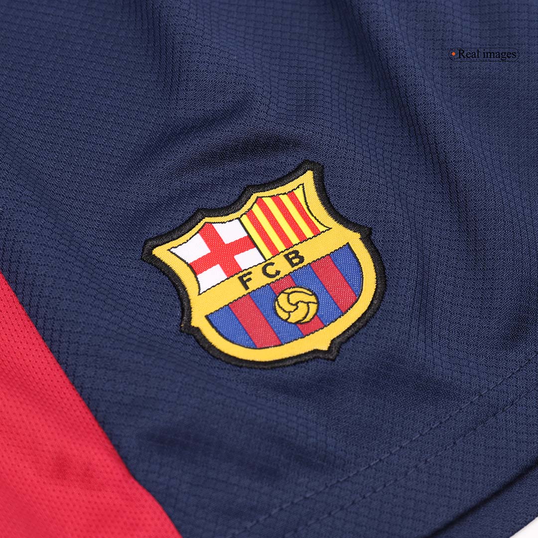 Kid's Barcelona Home  Soccer Jersey Kit(Jersey+Shorts+Socks) 2024/25 Top Dresy Shop
