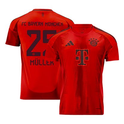 M?LLER #25 Bayern Munich Home  Soccer Jersey 2024/25 Top Dresy Shop
