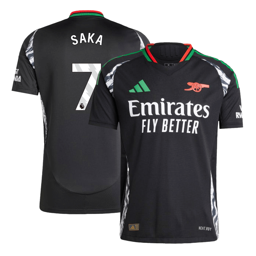 Player Version SAKA #7 Arsenal Away  Soccer Jersey 2024/25 Top Dresy Shop