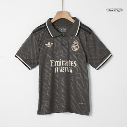 Kid's Real Madrid Third Away  Soccer Jersey Kit(Jersey+Shorts+Socks) 2024/25 Top Dresy Shop