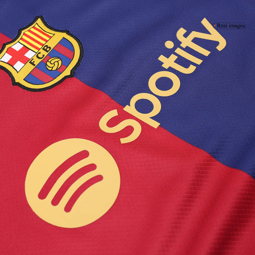 Kid's Barcelona Home  Soccer Jersey Kit(Jersey+Shorts+Socks) 2024/25 Top Dresy Shop