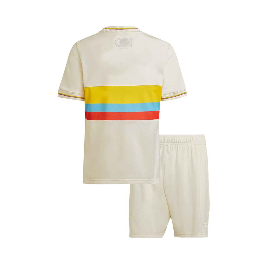 Kid's Colombia  Soccer Jersey Kit(Jersey+Shorts) 2024 - 100th Anniversary Top Dresy Shop