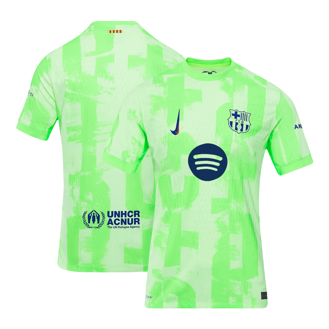 Player Version Barcelona Third Away  Soccer Jersey 2024/25-?Spotify Logo Without Text? Top Dresy Shop