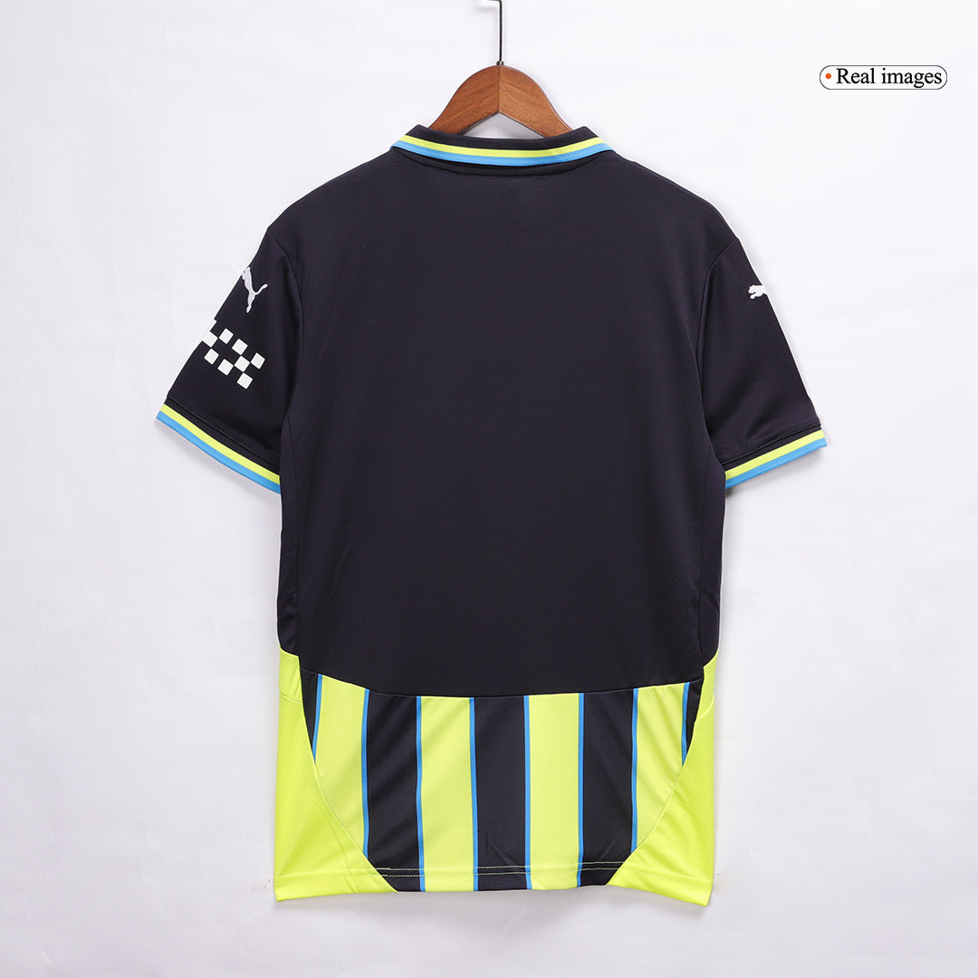Manchester City Away  Soccer Jersey Kit(Jersey+Shorts+Socks) 2024/25 Top Dresy Shop
