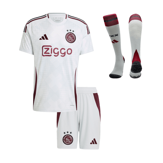 Kid's Ajax Third Away  Soccer Jersey Kit(Jersey+Shorts+Socks) 2024/25 Top Dresy Shop