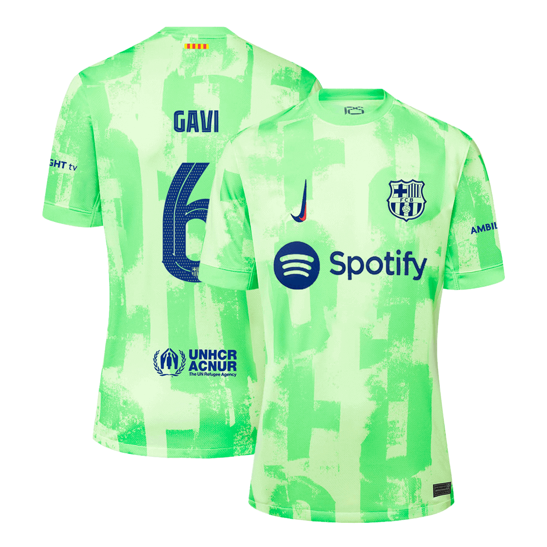 GAVI #6 Barcelona Third Away  Soccer Jersey 2024/25- UCL Top Dresy Shop