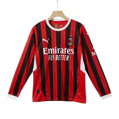 AC Milan Home Long Sleeve  Soccer Jersey 2024/25 Top Dresy Shop