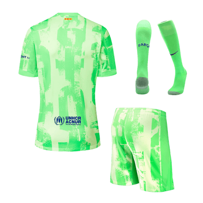 Barcelona Third Away  Soccer Jersey Kit(Jersey+Shorts+Socks) 2024/25- (Spotify Logo Without Text) Top Dresy Shop