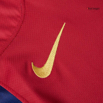 Barcelona Home  Soccer Jersey 2024/25-Spotify Logo Without Text Top Dresy Shop