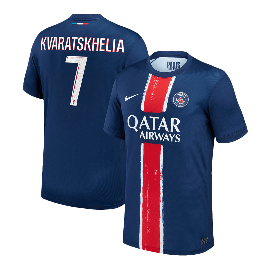 KVARATSKHELIA #7 PSG Home Soccer Jersey 2024/25 Top Dresy Shop