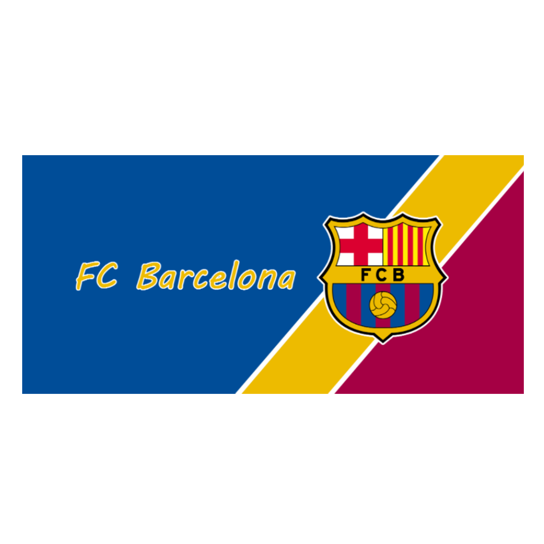 Barcelona Sports Fitness Quick Dry Towel Blue&Red Top Dresy Shop