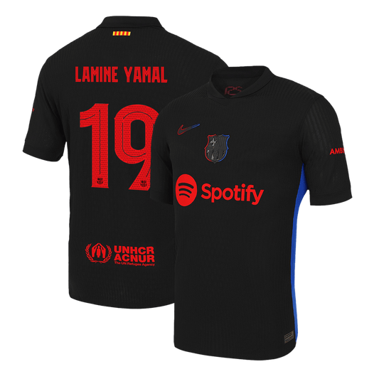 Player Version LAMINE YAMAL #19 Barcelona Away  Soccer Jersey 2024/25- UCL Top Dresy Shop