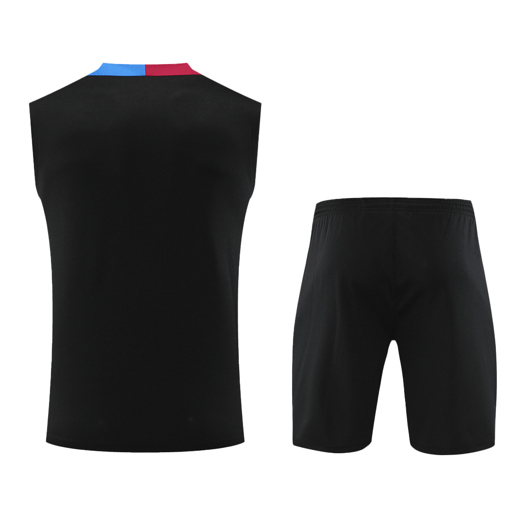 Barcelona Pre-Match  Soccer Jersey Vest Kit(Jersey+Shorts) 2024/25 Top Dresy Shop