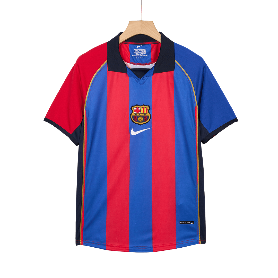 Retro XAVI #6 2001/02 Barcelona Home  Soccer Jersey Top Dresy Shop