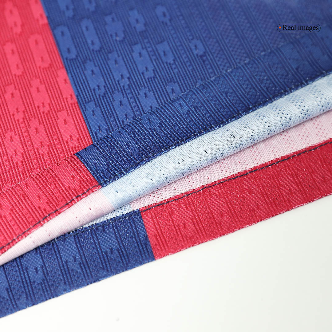 Player Version F.DE JONG #21 Barcelona Home  Soccer Jersey 2024/25 - Spotify Logo Without Text Top Dresy Shop