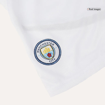 Kid's Manchester City Home  Soccer Jersey Kit(Jersey+Shorts) 2024/25 Top Dresy Shop