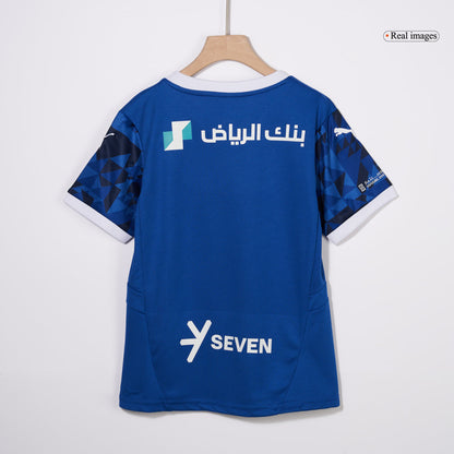 Kid's Al Hilal SFC Home  Soccer Jersey Kit(Jersey+Shorts) 2024/25 Top Dresy Shop