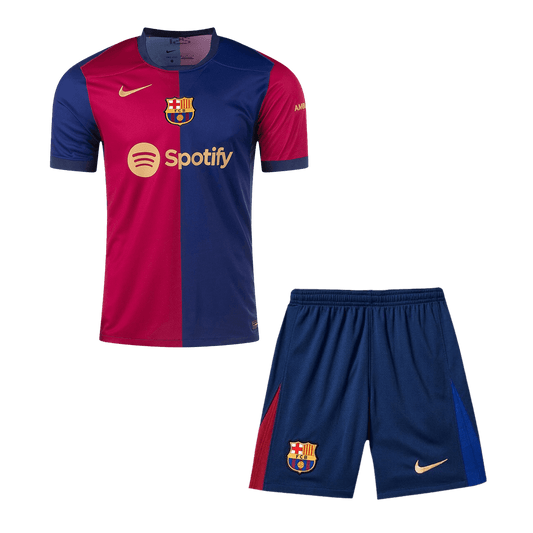 Barcelona Home  Soccer Jersey Kit(Jersey+Shorts) 2024/25 Top Dresy Shop