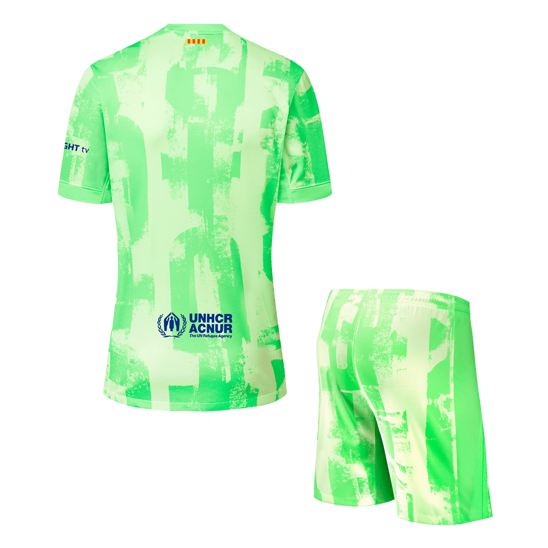 Barcelona Third Away  Soccer Jersey Kit(Jersey+Shorts) 2024/25 - (Spotify Logo Without Text) Top Dresy Shop