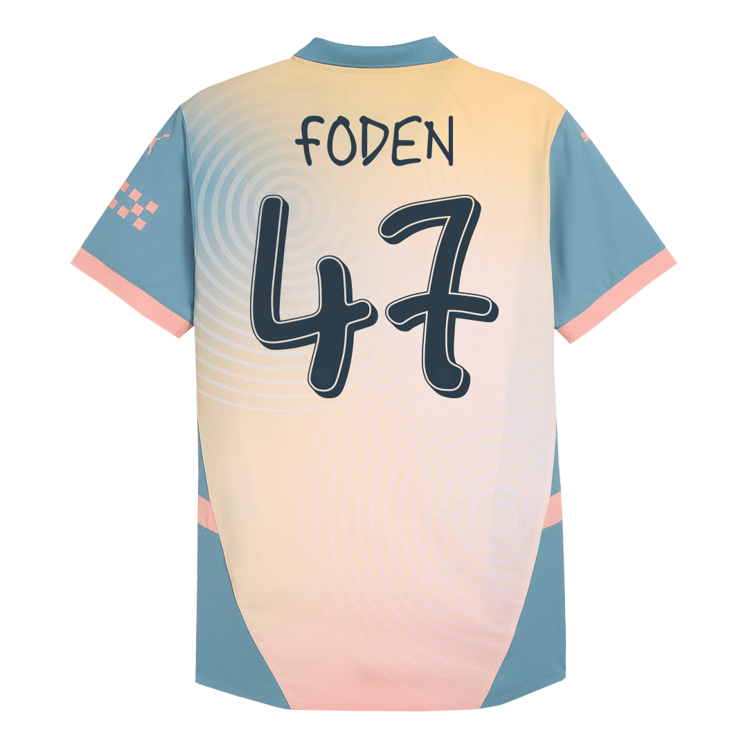 Player Version FODEN #47 Manchester City Fourth Away  Soccer Jersey 2024/25 - Definitely City Top Dresy Shop
