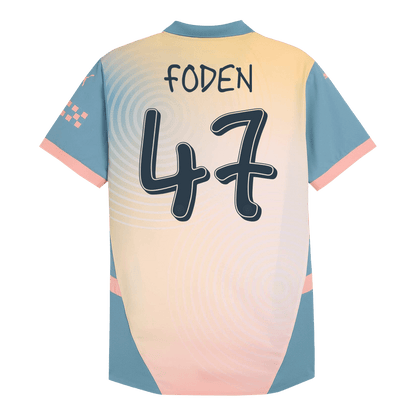 Player Version FODEN #47 Manchester City Fourth Away  Soccer Jersey 2024/25 - Definitely City Top Dresy Shop