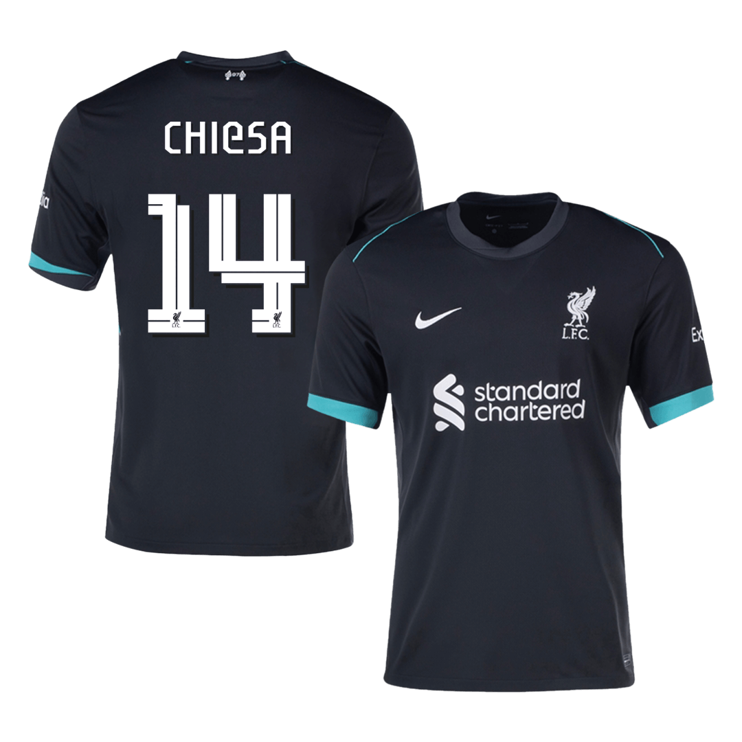 CHIESA #14 Liverpool Away  Soccer Jersey 2024/25 - UCL Top Dresy Shop