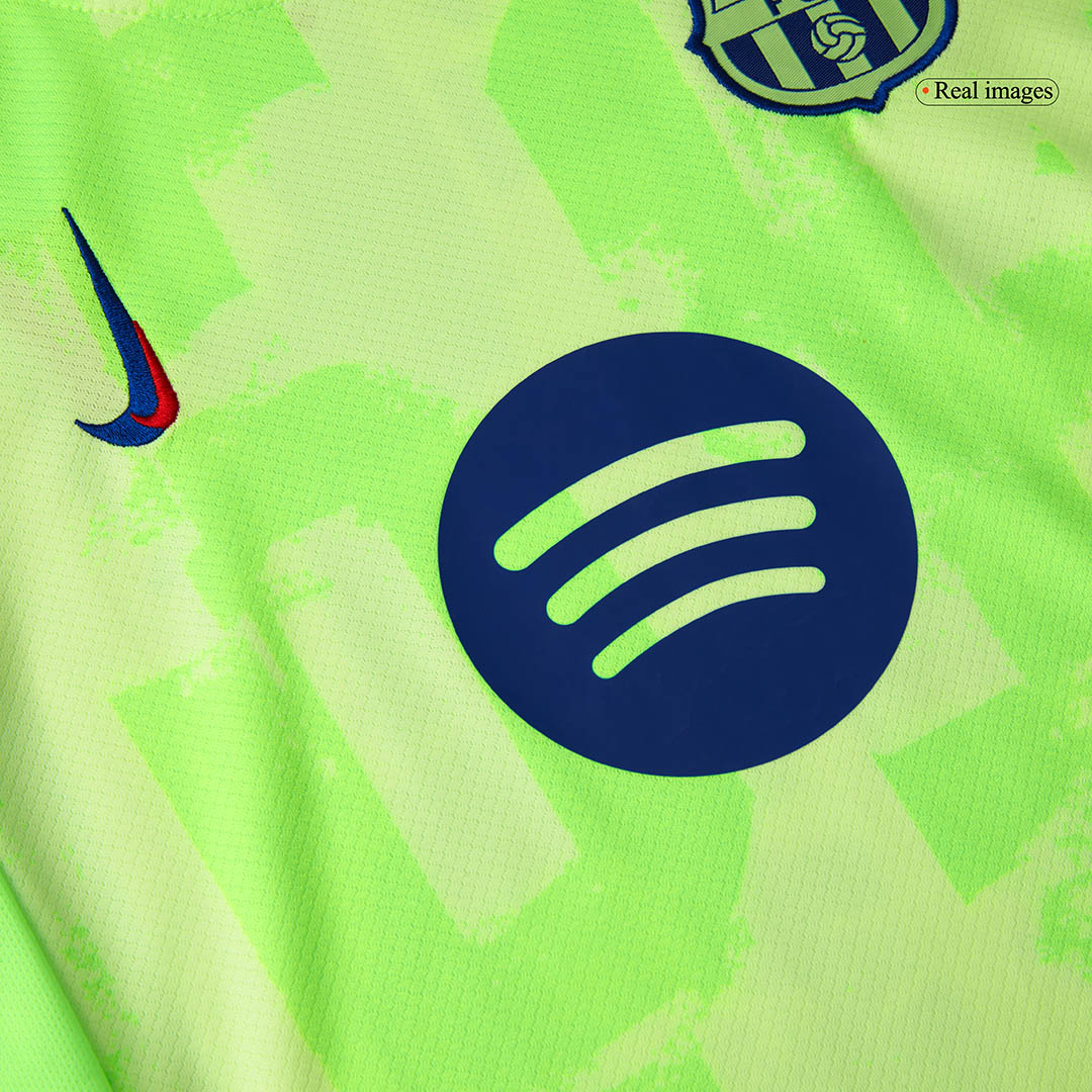 Kid's Barcelona Third Away  Soccer Jersey Kit(Jersey+Shorts+Socks) 2024/25- UCL (Spotify Logo Without Text) Top Dresy Shop