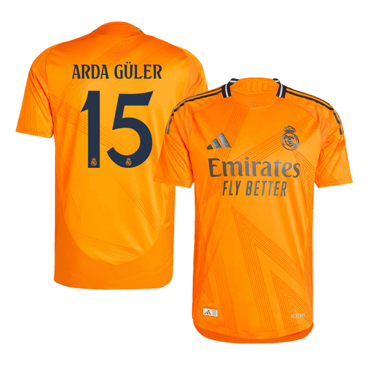 Player Version Arda Güler #15 Real Madrid Away  Soccer Jersey 2024/25 Top Dresy Shop