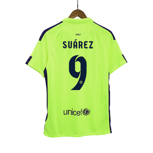 Retro Suárez #9 2014/15 Barcelona Third Away  Soccer Jersey Top Dresy Shop