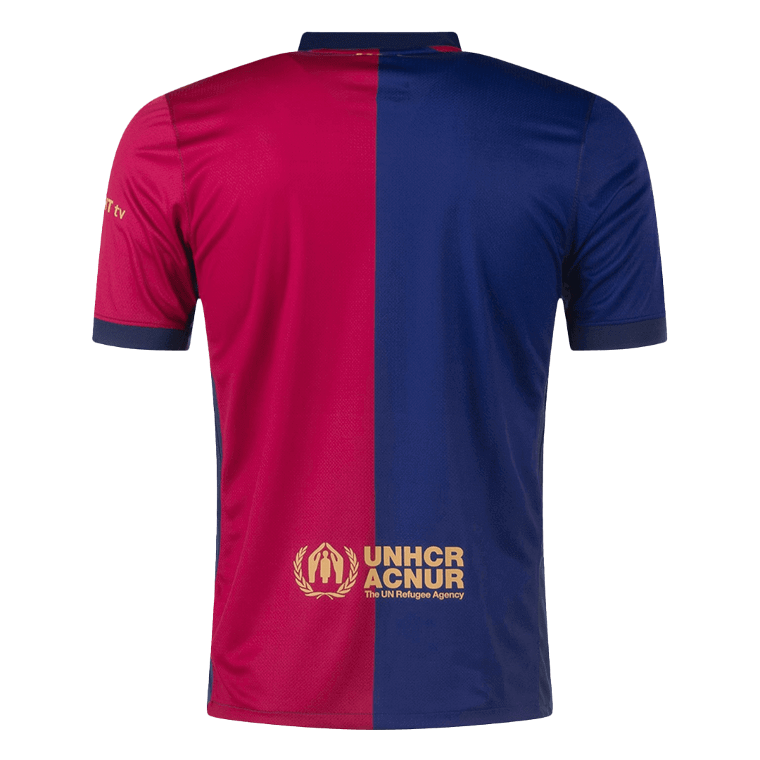 Barcelona Home  Soccer Jersey 2024/25-Spotify Logo Without Text Top Dresy Shop