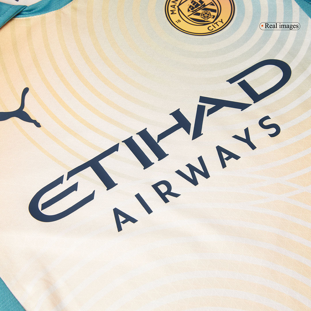 Player Version DE BRUYNE #17 Manchester City Fourth Away  Soccer Jersey 2024/25 - Definitely City Top Dresy Shop